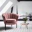 ANGELO Armchair (Pink/black)