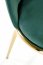K460 Chair dark green/gold