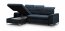 ARIANA Corner sofa (Dark blue Vogue 13)