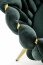 K517 Chair d.green/gold