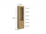 Ayson 1d1w1s Glass-fronted cabinet