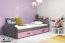 LIL- 1 Кровать детская с матрасом 200x90 графит