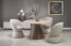 28181 ,Round table,travertine/walnut
