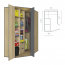 Nano NA 1 L/P Oak riviera Wardrobe