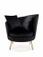 ALMOND Armchair (black)