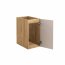 Luxor Beige Комплект мебели для ванной комнаты со столешницей,раковиной Nika и высоким шкафом