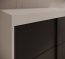 SW-VER 100 cm Sliding wardrobe,White matt/black matt