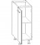 TIFANY T14/D30 L/P Напольный шкаф