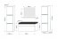 Furnitech Bathroom LU2-17B-HG20-80U Z UM black/black gloss