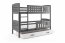 Cubus 2 Двухъярусная кровать с матрасами 200x90 графит
